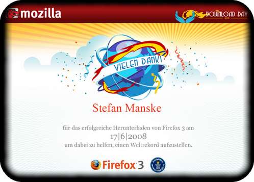 Firefox-3-Weltrekord-Zertifikat