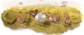 H. G. Wells (Der Krieg der Welten) hat 143. Geburtstag und Google gratuliert mit einem weiteren Doodle