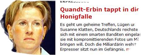 Milliardärin tappt in Honigfalle