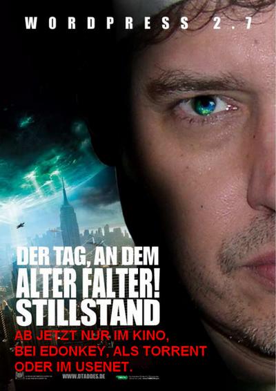 WordPress 2.7 erschienen - Alter Falter! WordPress 2.7 erschienen - Alter Falter!