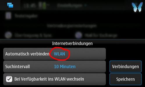 Nokia N900 Internetverbindungen