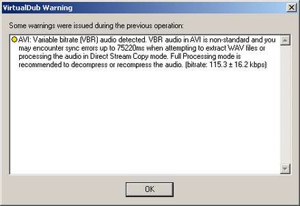 VIRTUAL DUB VBR virtual dub vbr: