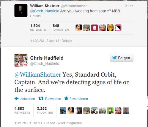 Captain Kirk twittert